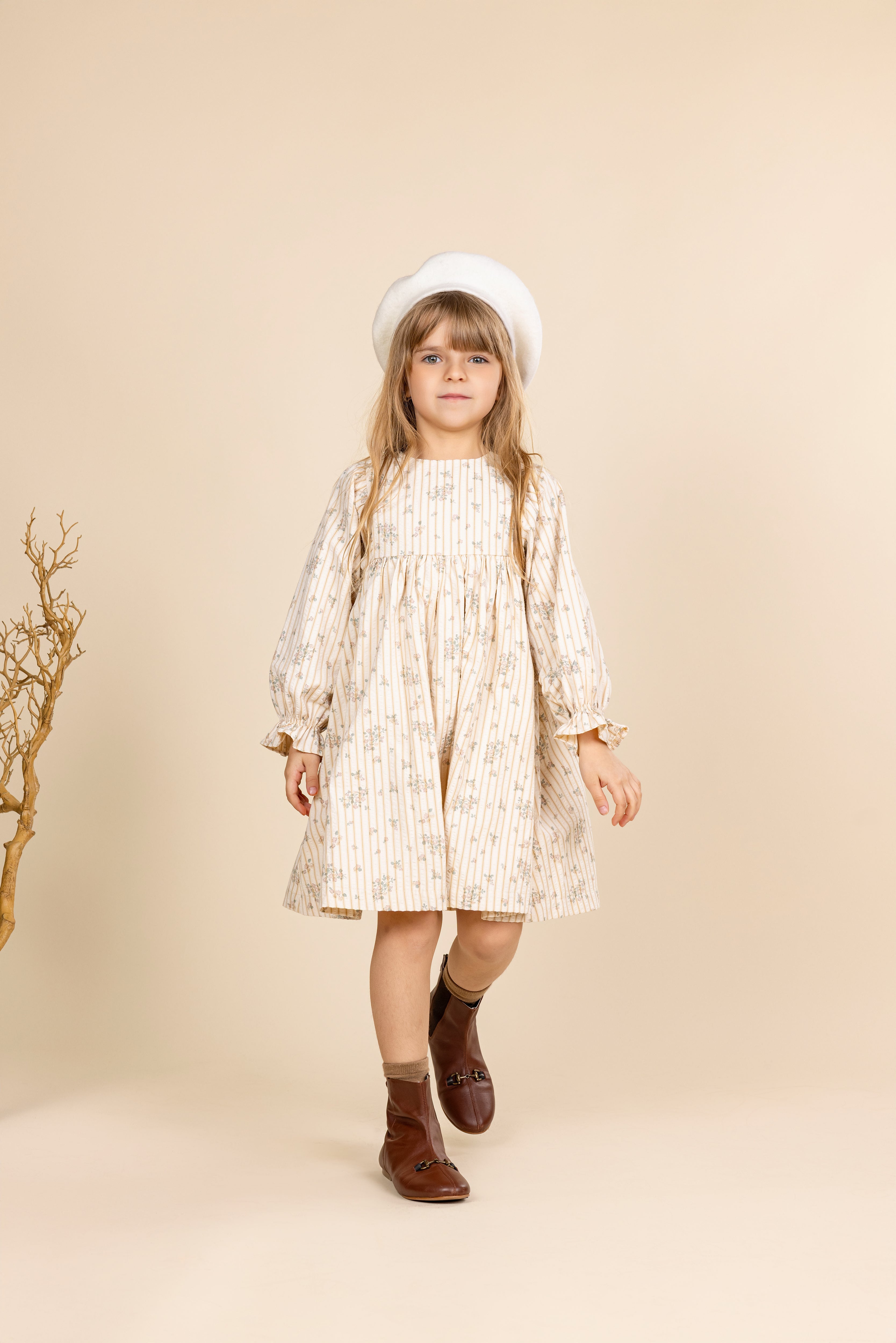 Amos Floral Print Dress And Vest