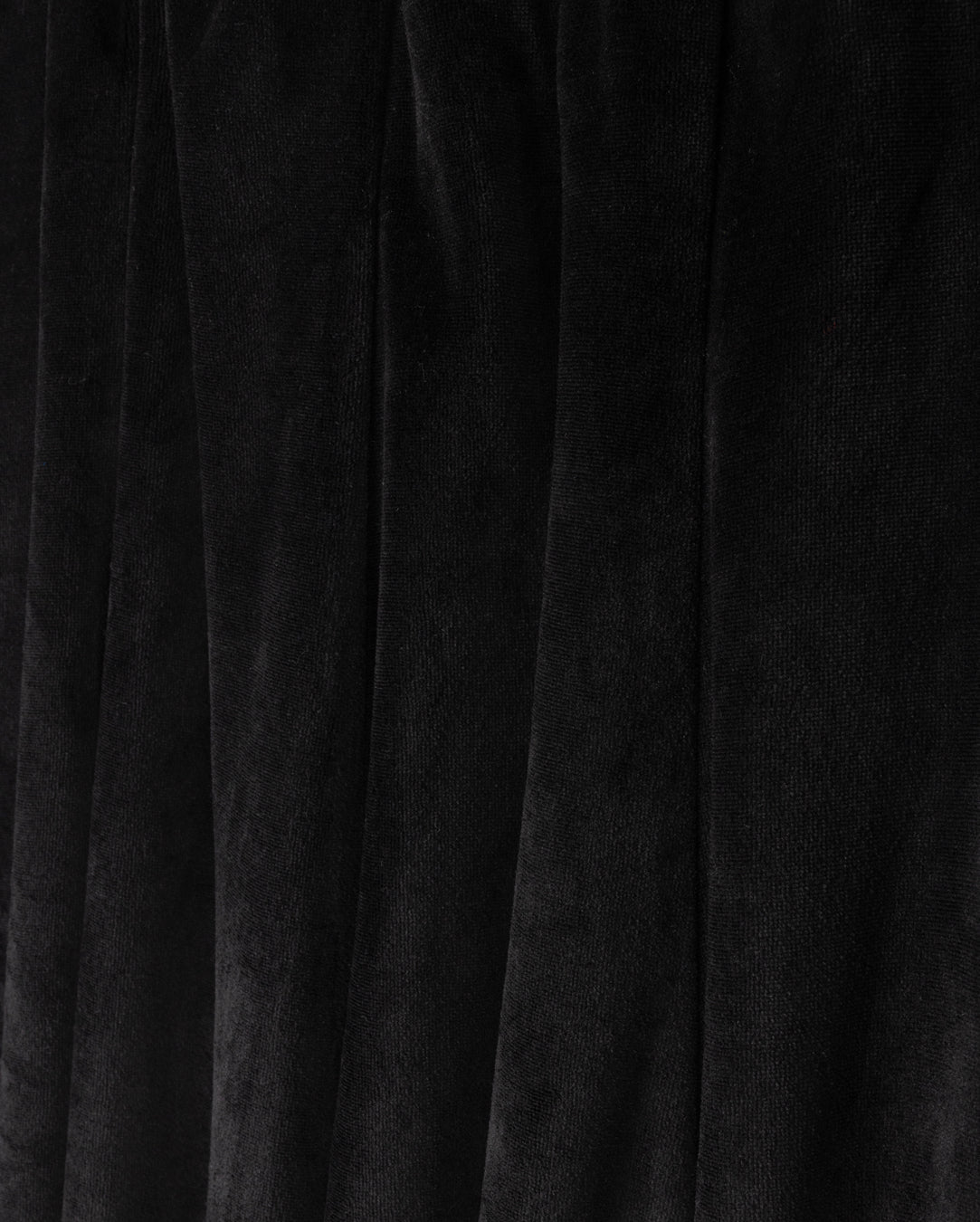 Velour Paneled Midi Skirt