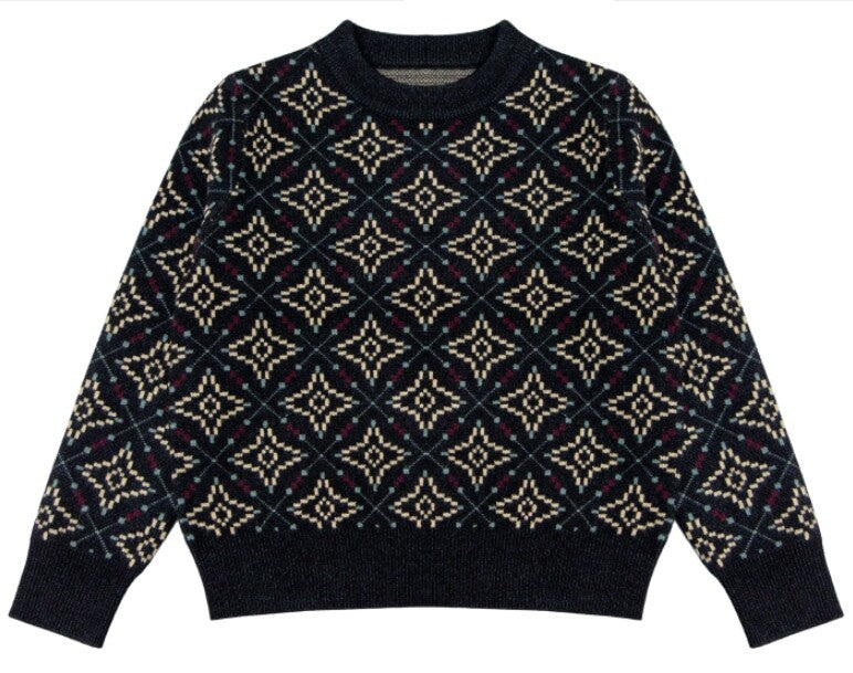 Tear - Printed Knit Sweater