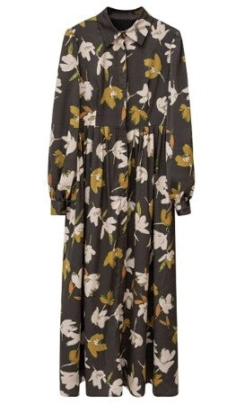 Floral Pleated Dress
