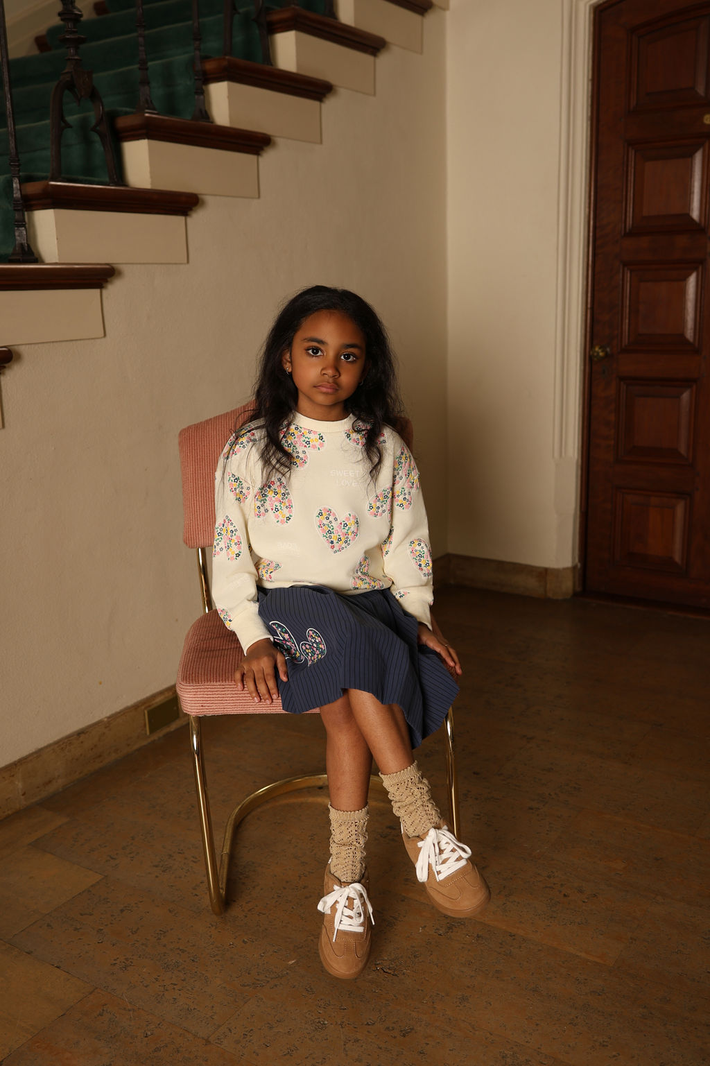 Love Heart Print Sweatshirt
