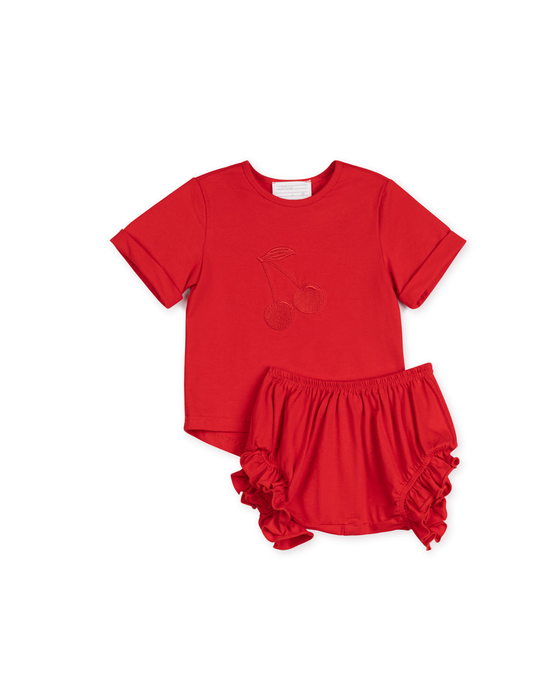 Briant Embroidered Tee And Bloomer