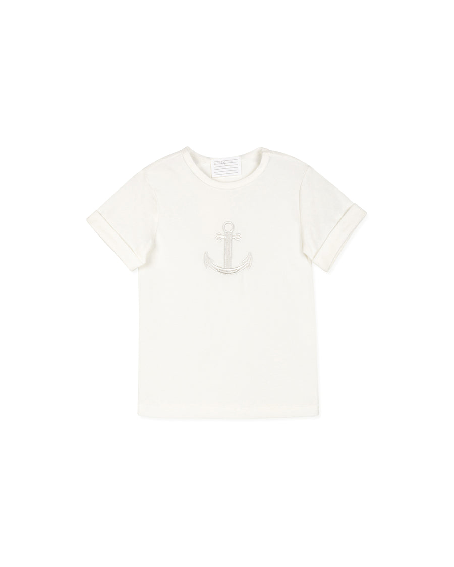 Briant - Embroidered Anchor Tee