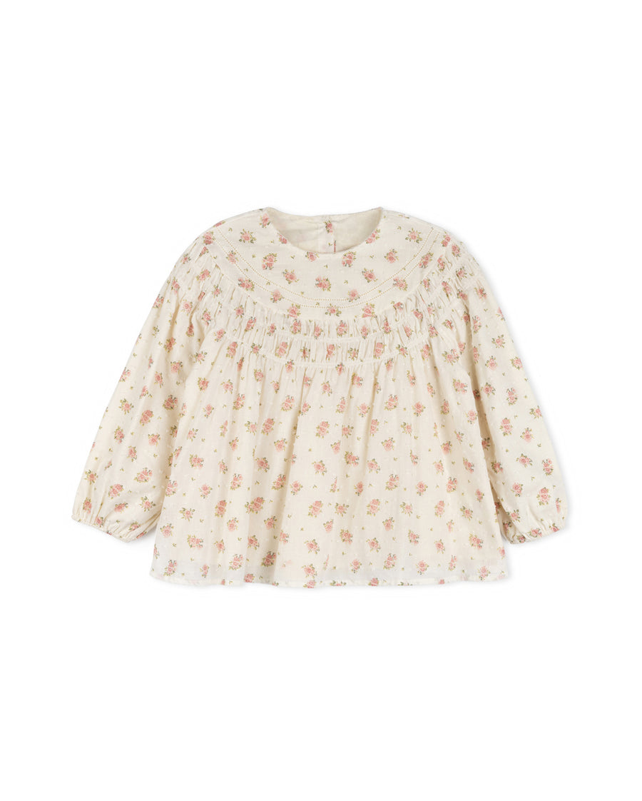 Derry - Dotted Floral Printed Blouse