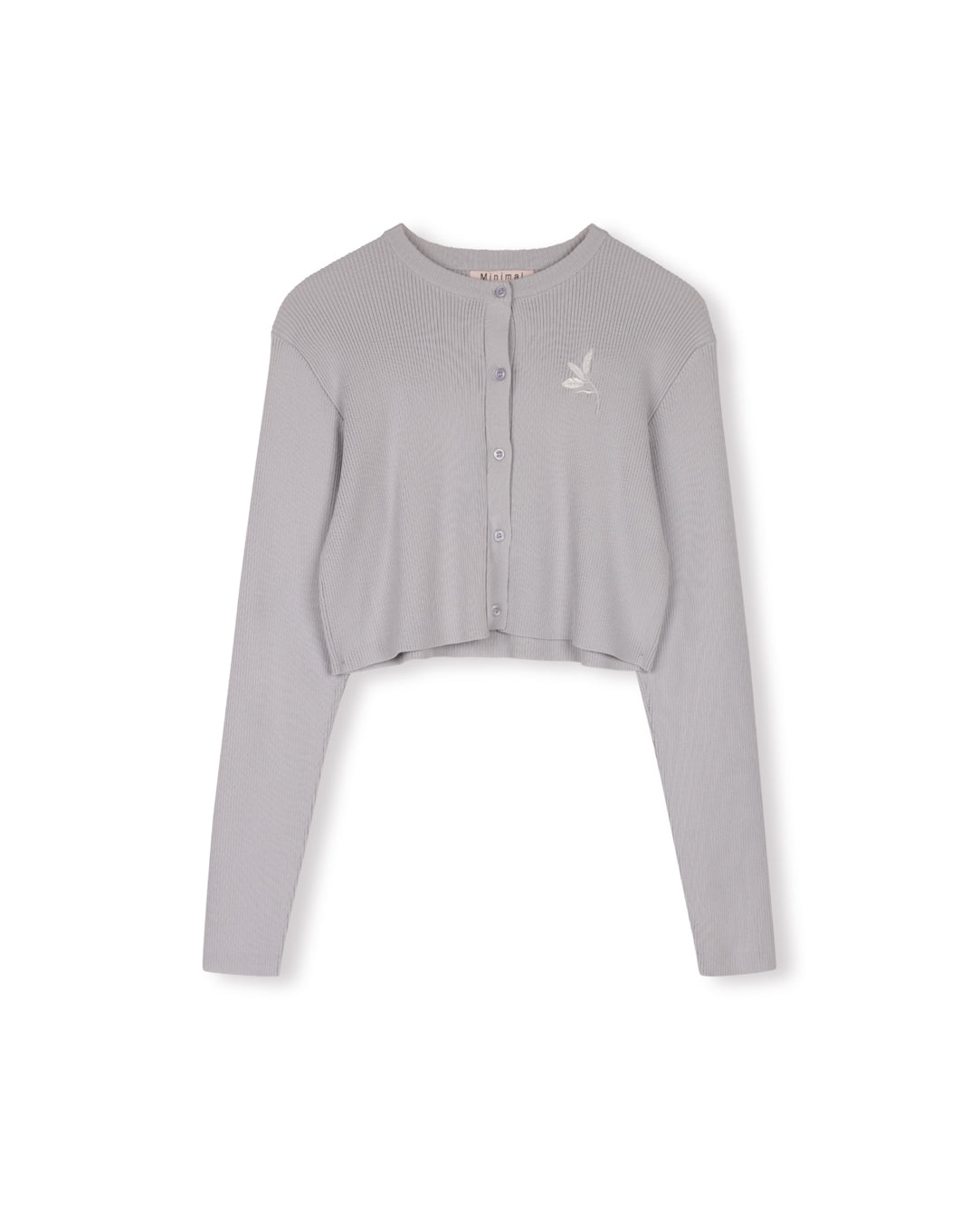 List Cropped Summer Knit Cardigan