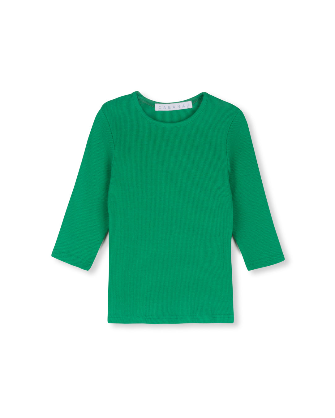 Cotton Ribbed Fitted Tee