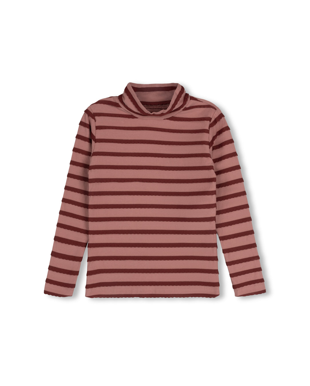 Clara Flap Stripe Turtleneck C-20104