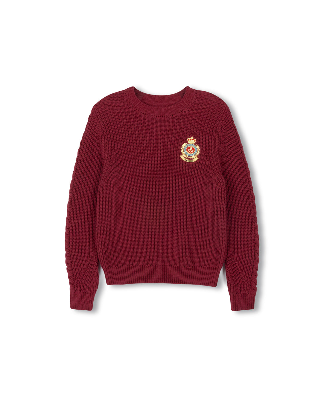 Big Patch Knit Sweater