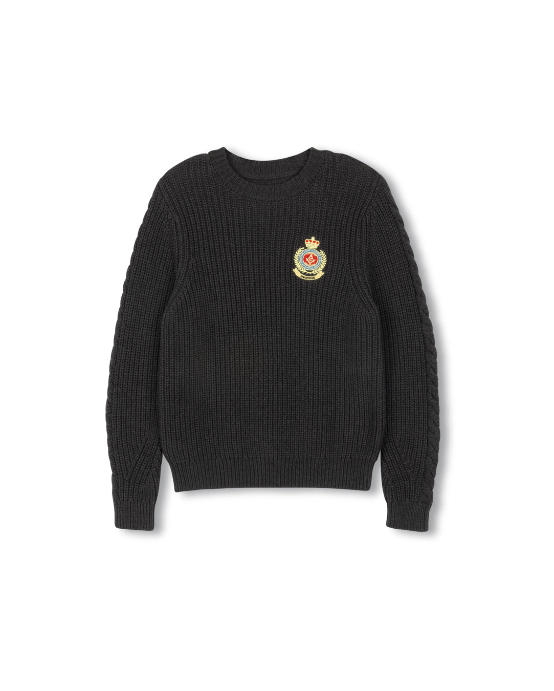 Big Patch Knit Sweater