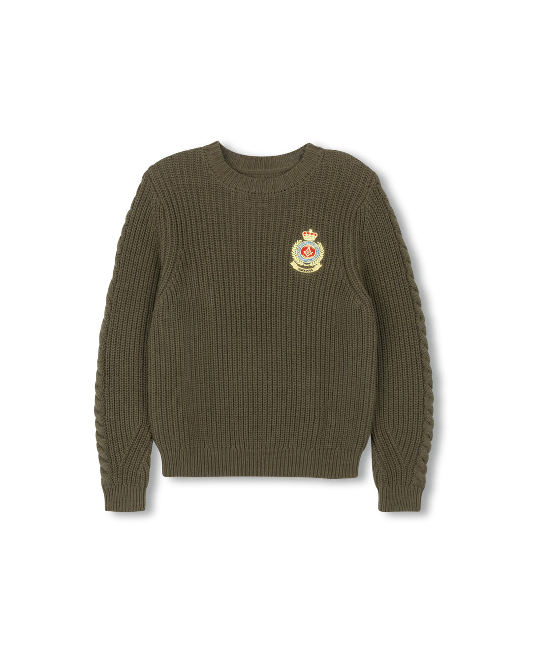 Big Patch Knit Sweater