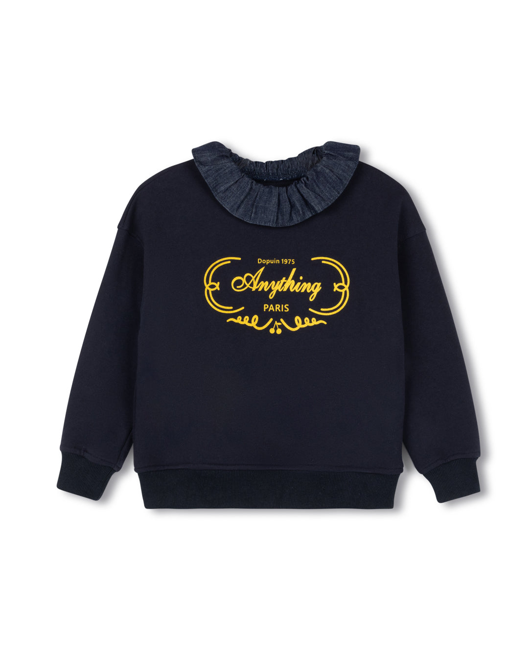 Olivia Ruffle Neck Sweatshirt
