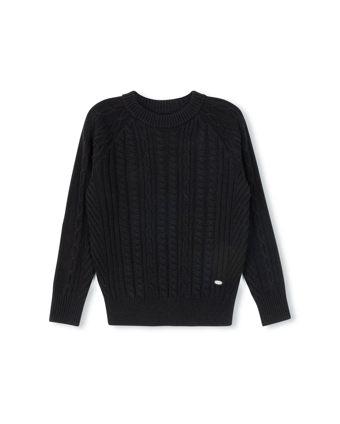 Braided Knit Detailed Sweater