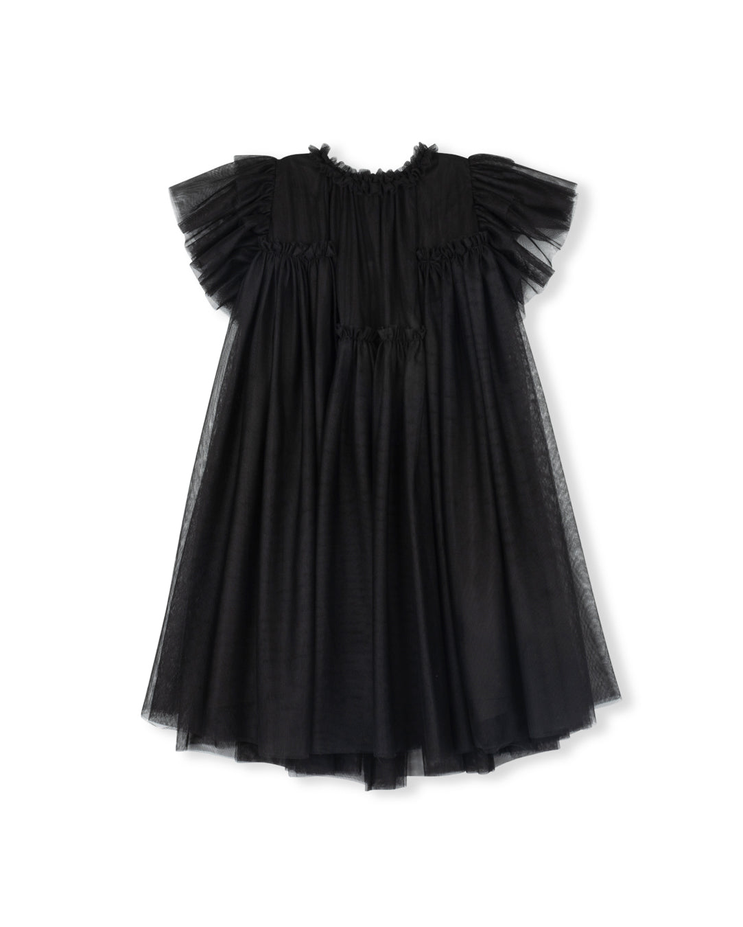Tulle Tiered Gown