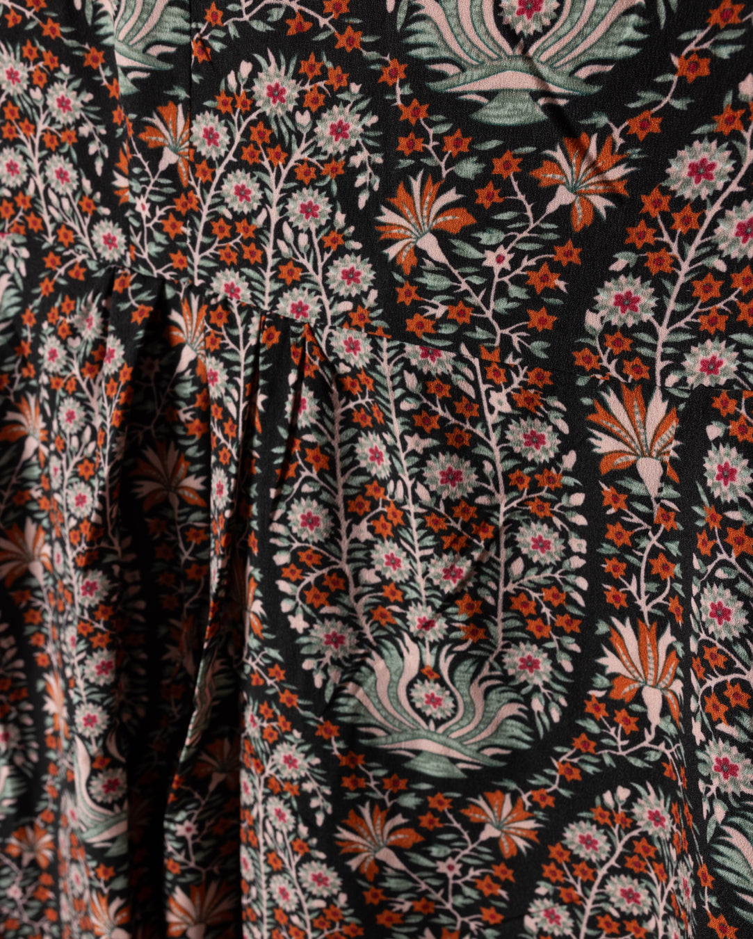 Floral Tie Neck Dress