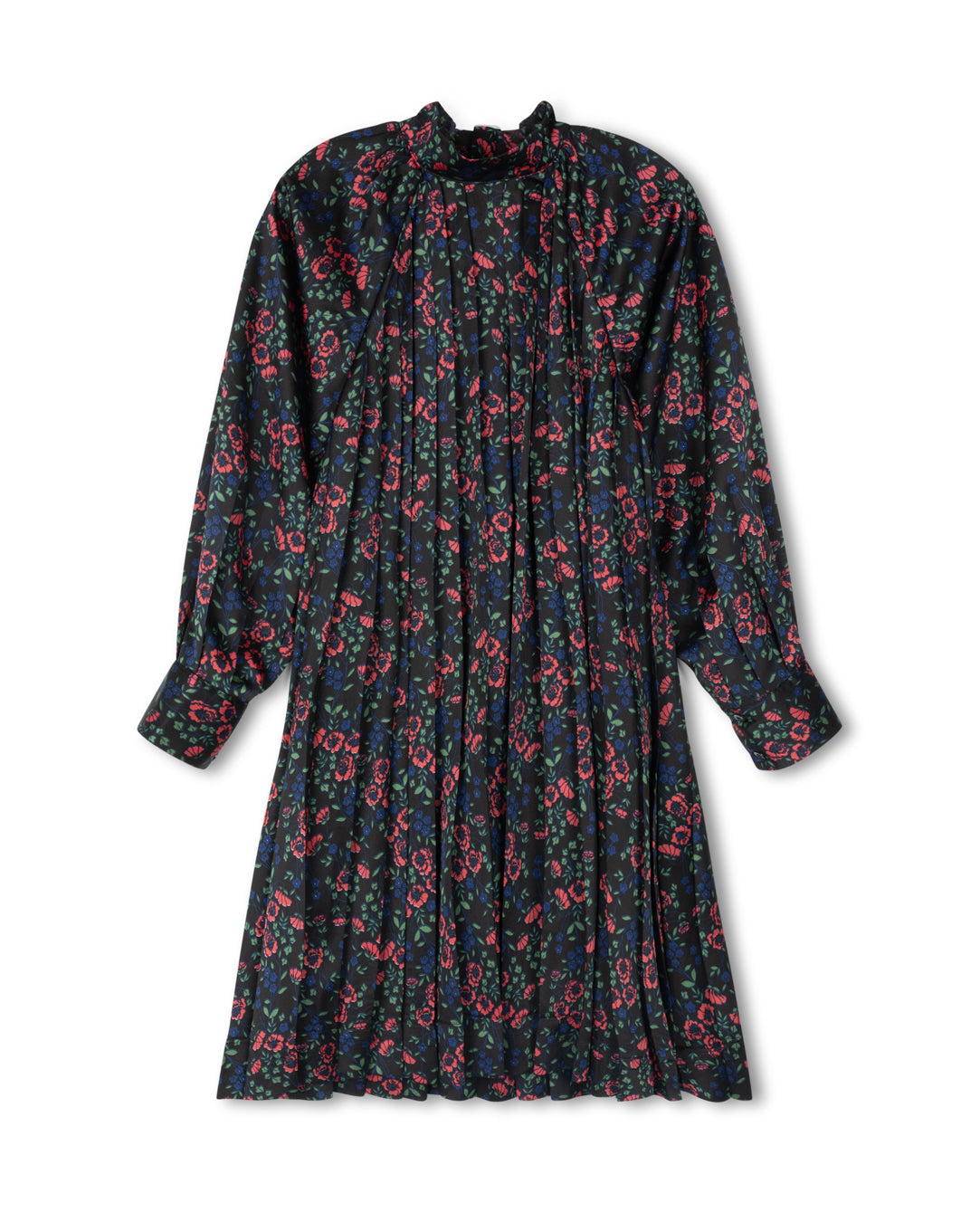 Accordion Pleated Full Swing Dress
