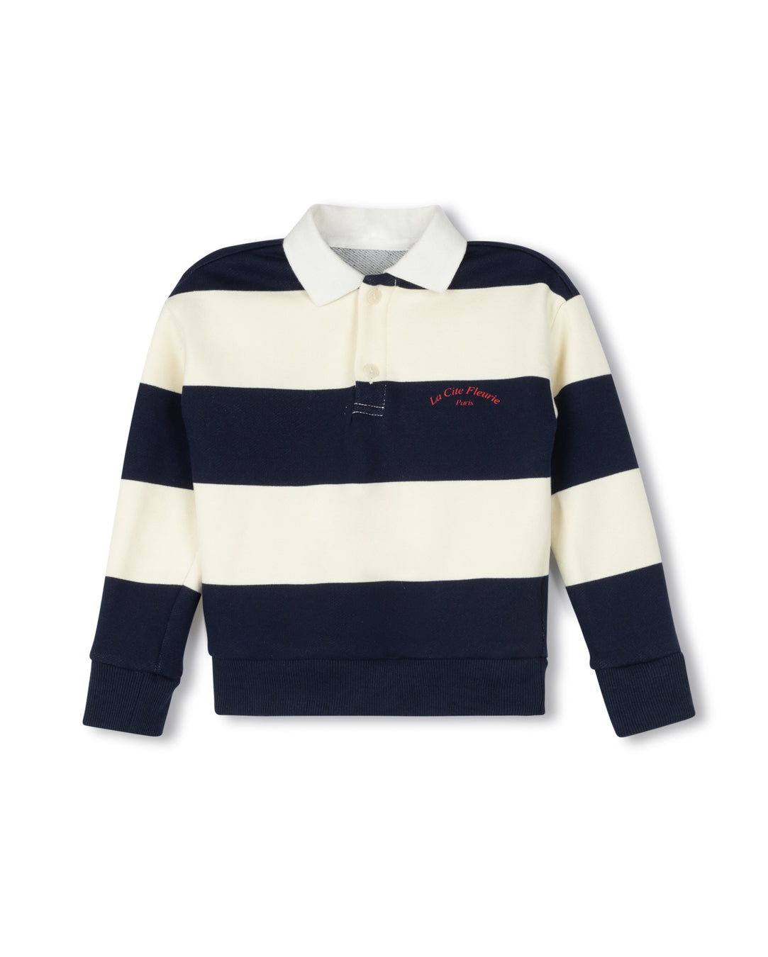 Plush Striped Sweatshirt