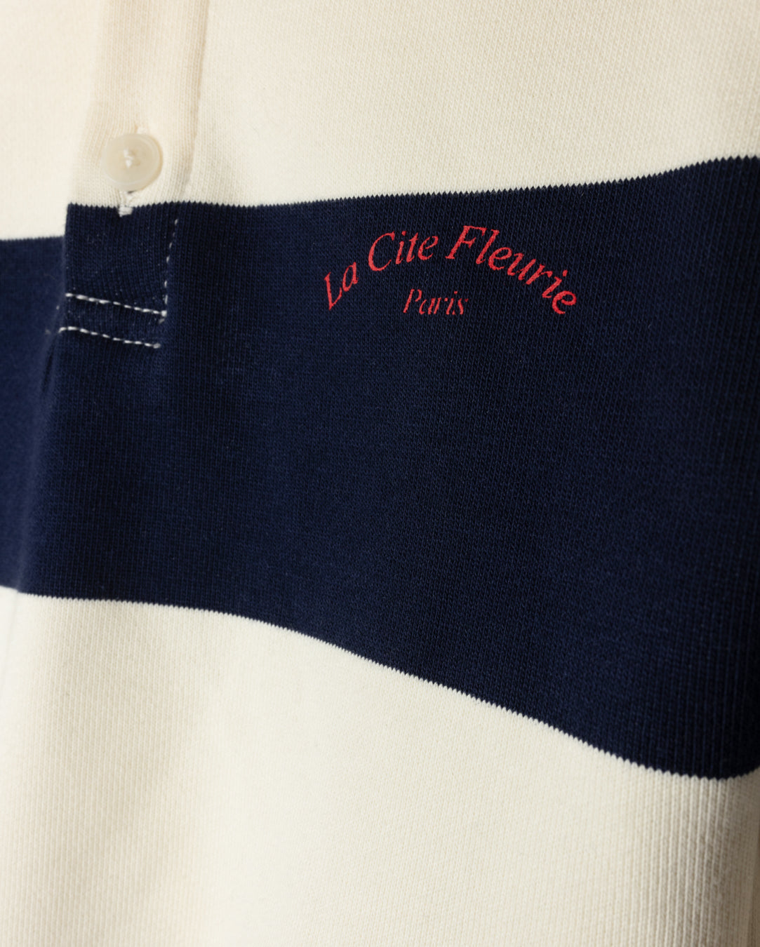Plush Striped Sweatshirt