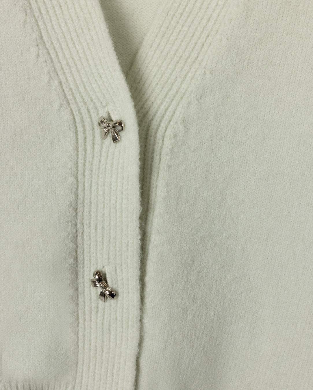 Soft Knit Cardigan With Gem Stone Buttons