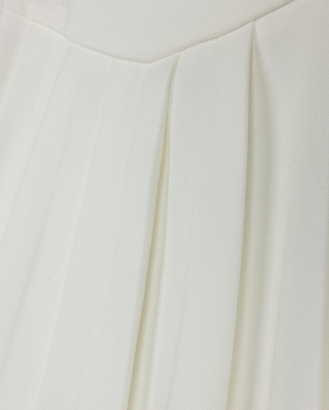 Wool V Waist Skirt
