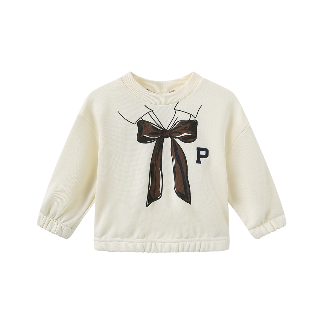 Tie Printed Sweatshirt Set