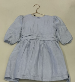 Crinkle Ruched Waisted Dress