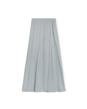 A-Line Zipper Waisted Maxi Skirt