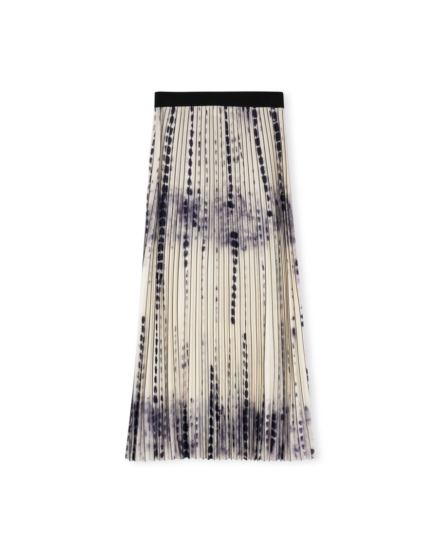 Spotted Tie Dye Maxi Skirt