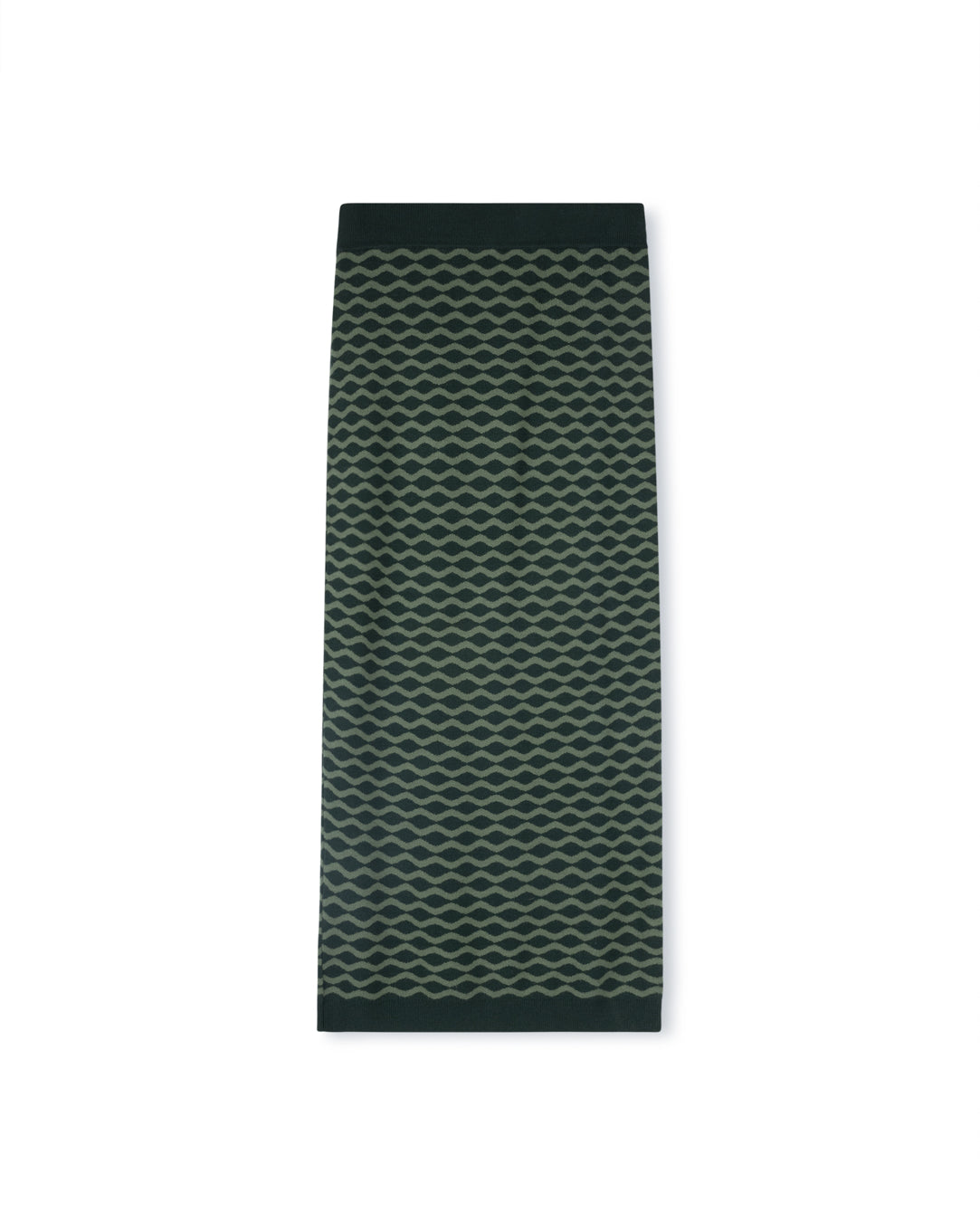 Two Tone Knit Skirt