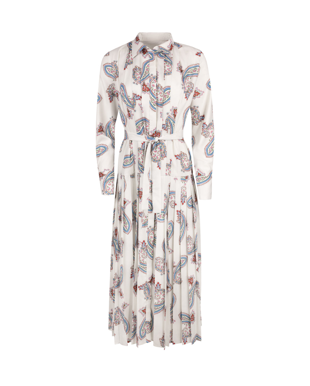 Preslee Pleated Tri Color Maxi Dress