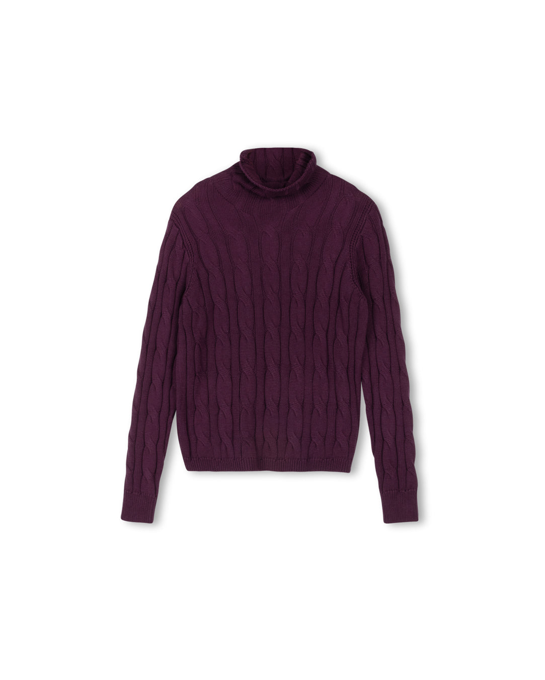 Wide Cable Knit Sweater