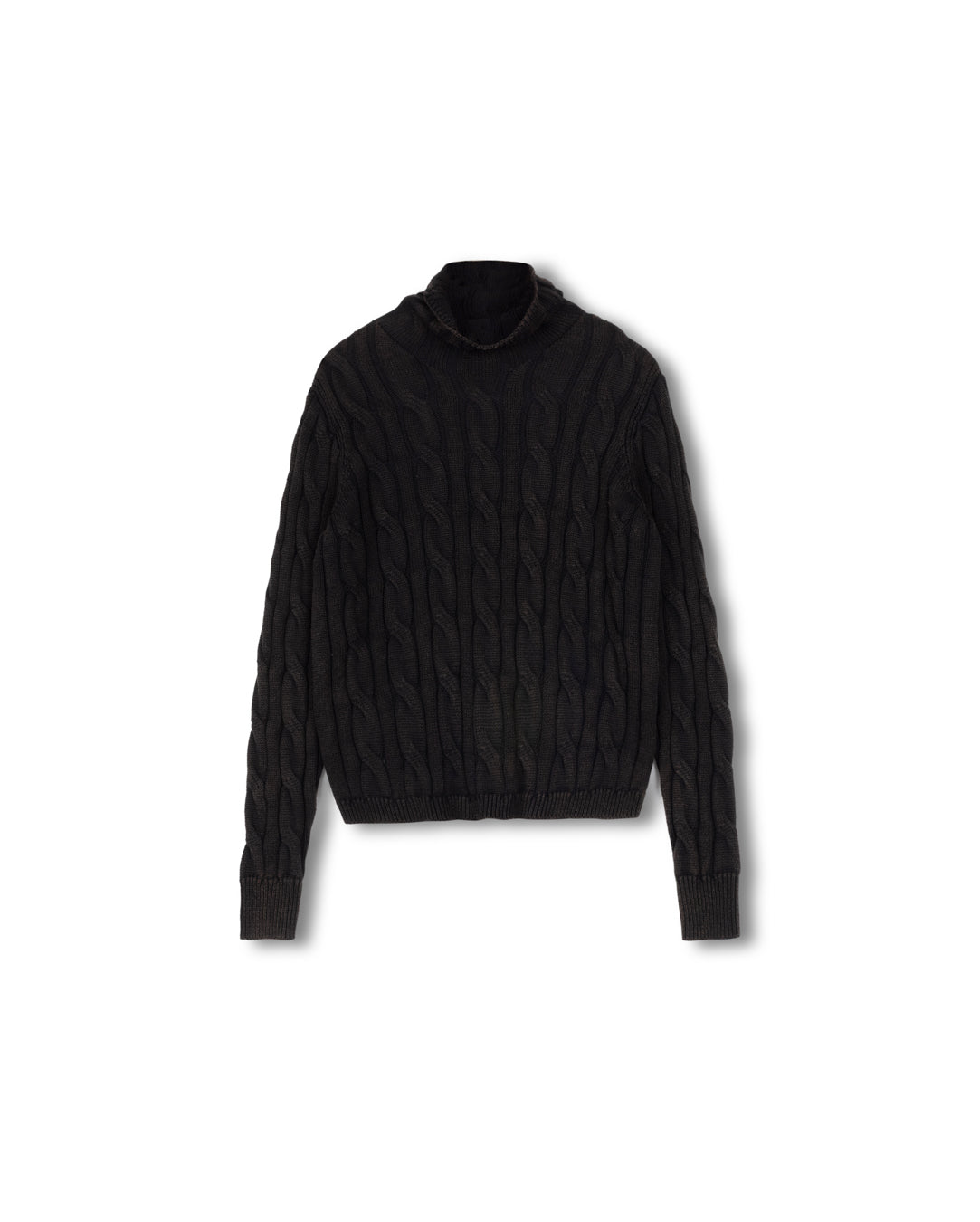 Wide Cable Knit Sweater
