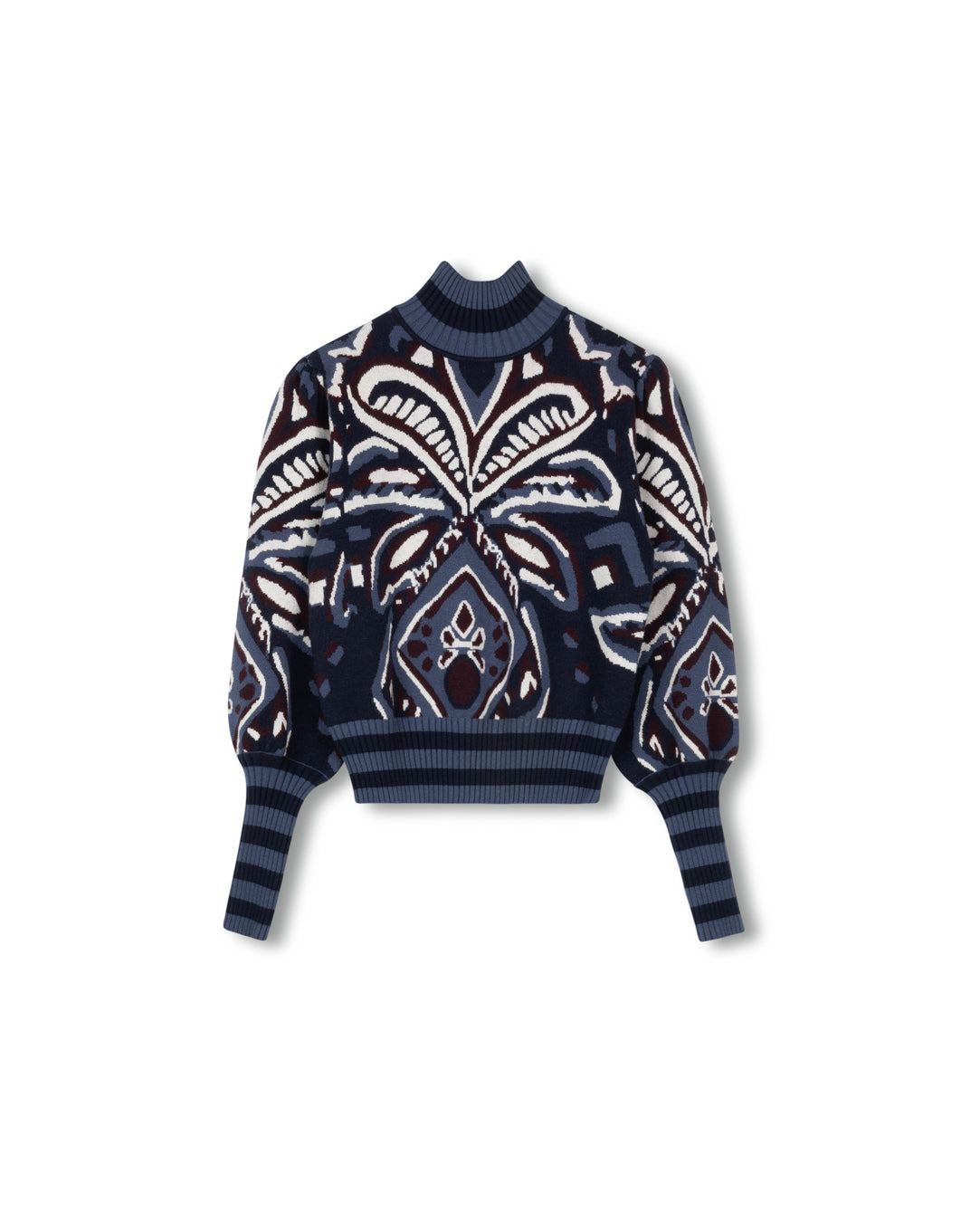 Balloon sleeve Turtleneck Sweater