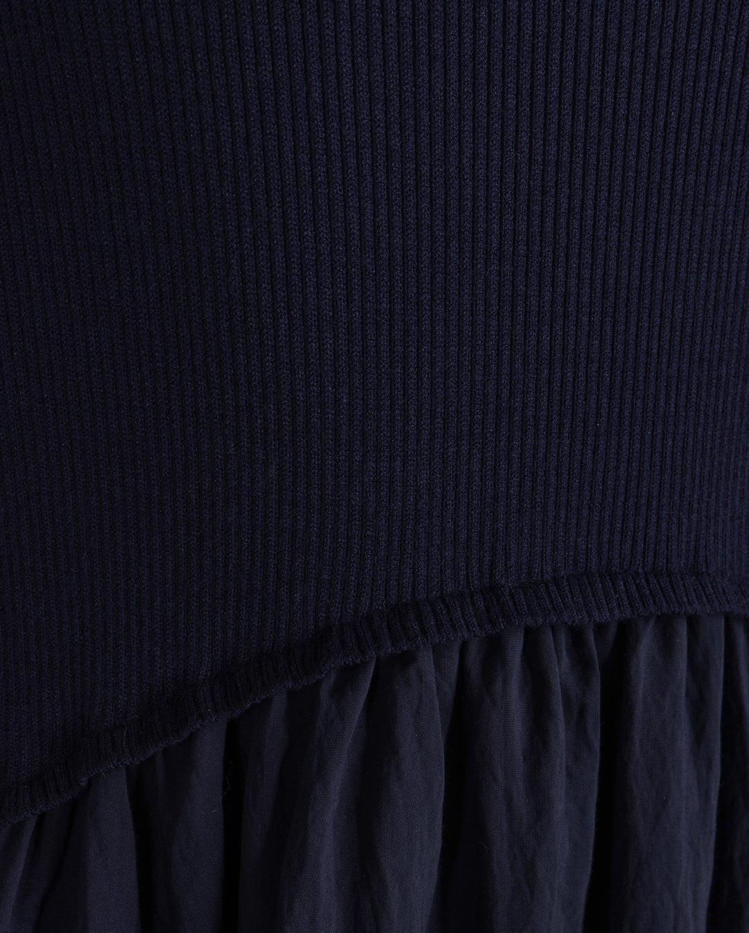 Knit And Taffeta Bubble Dress