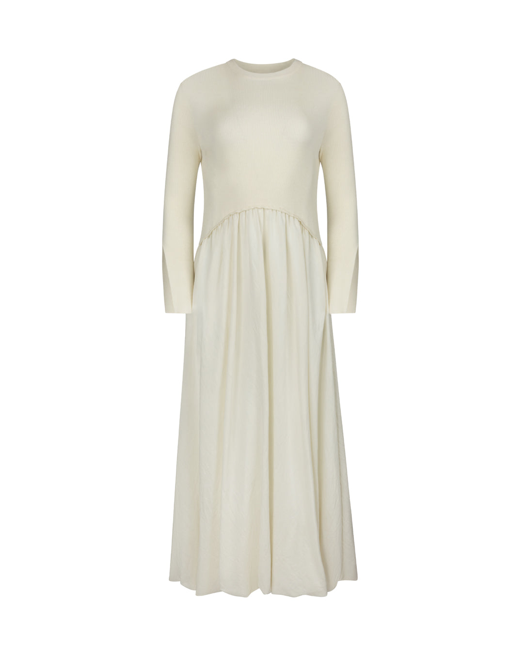 Knit And Taffeta Bubble Dress