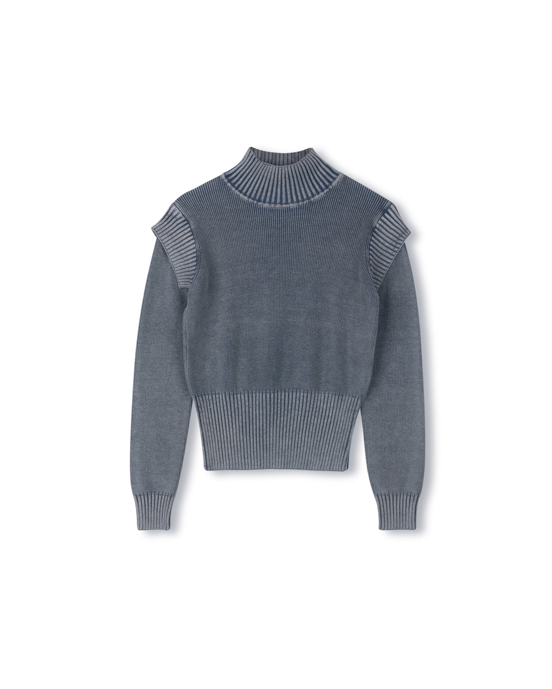 Denim Wash Knit Top