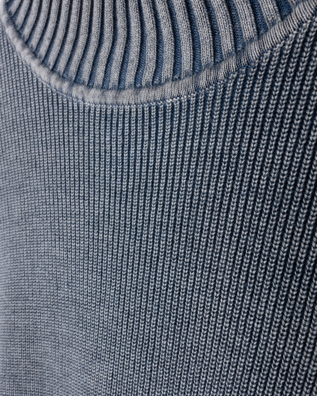 Denim Wash Knit Top