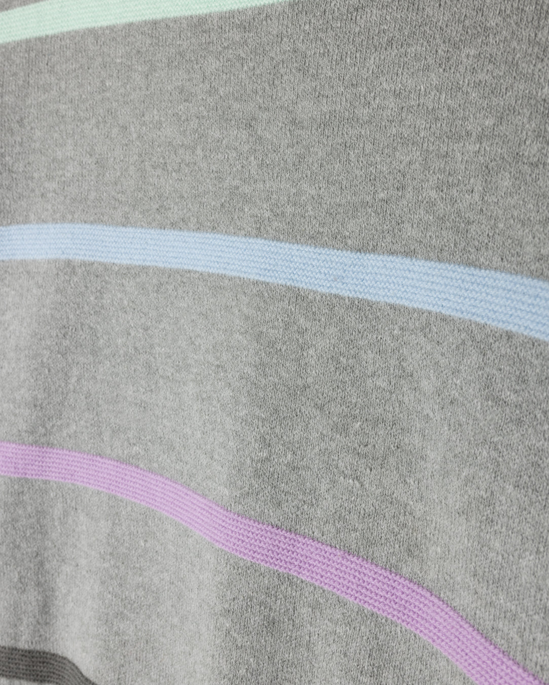 Multi Color Stripe Crew Neck