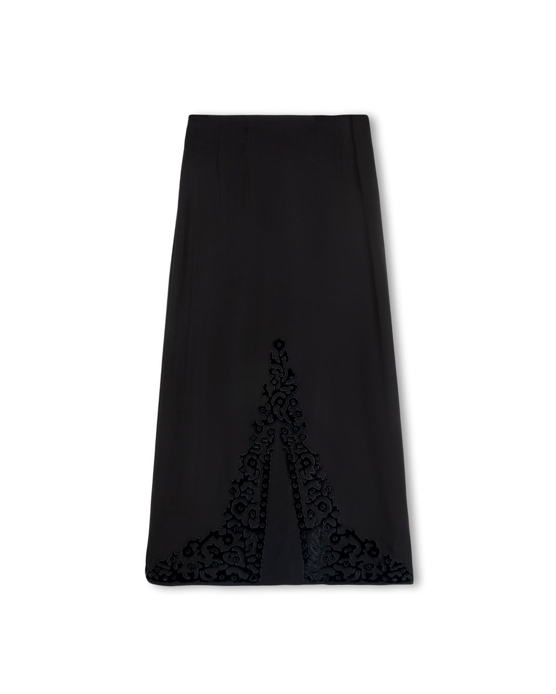 Bindu Velour Applique Skirt