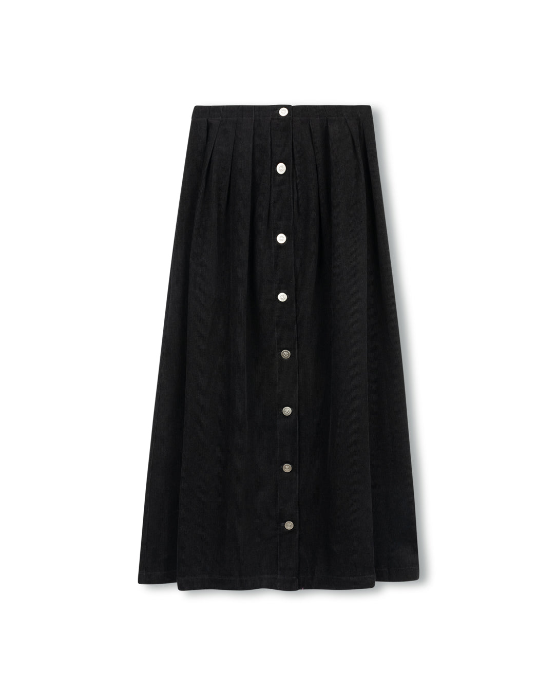 Corduroy Button Down Skirt