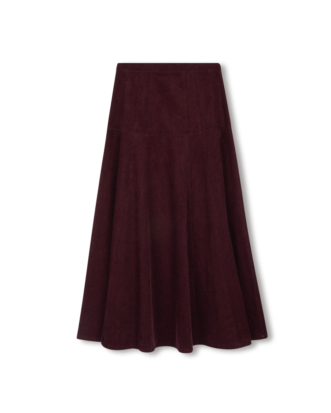Corduroy Yolk Skirt