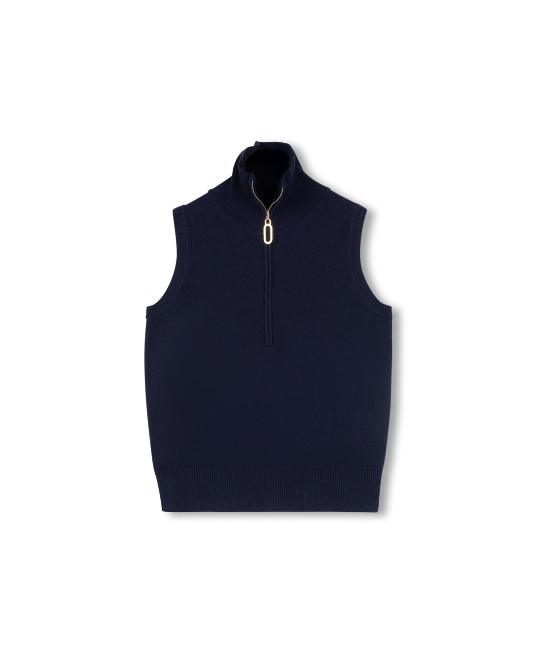 Knit Half Zip Vest