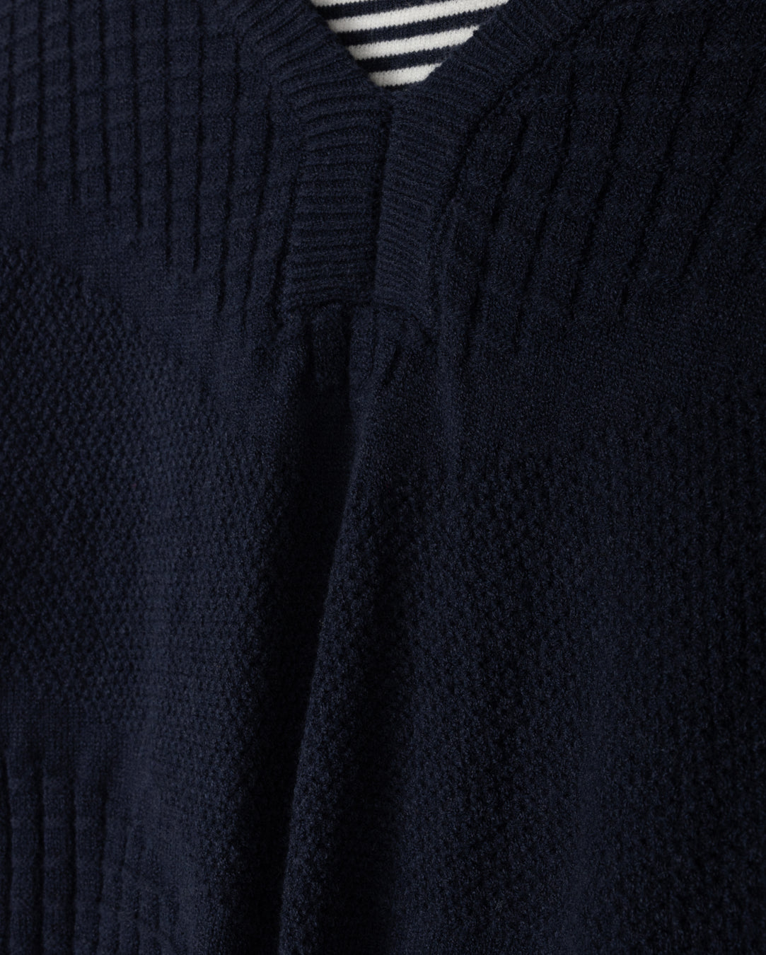 Open Neck Sweater With Turtleneck