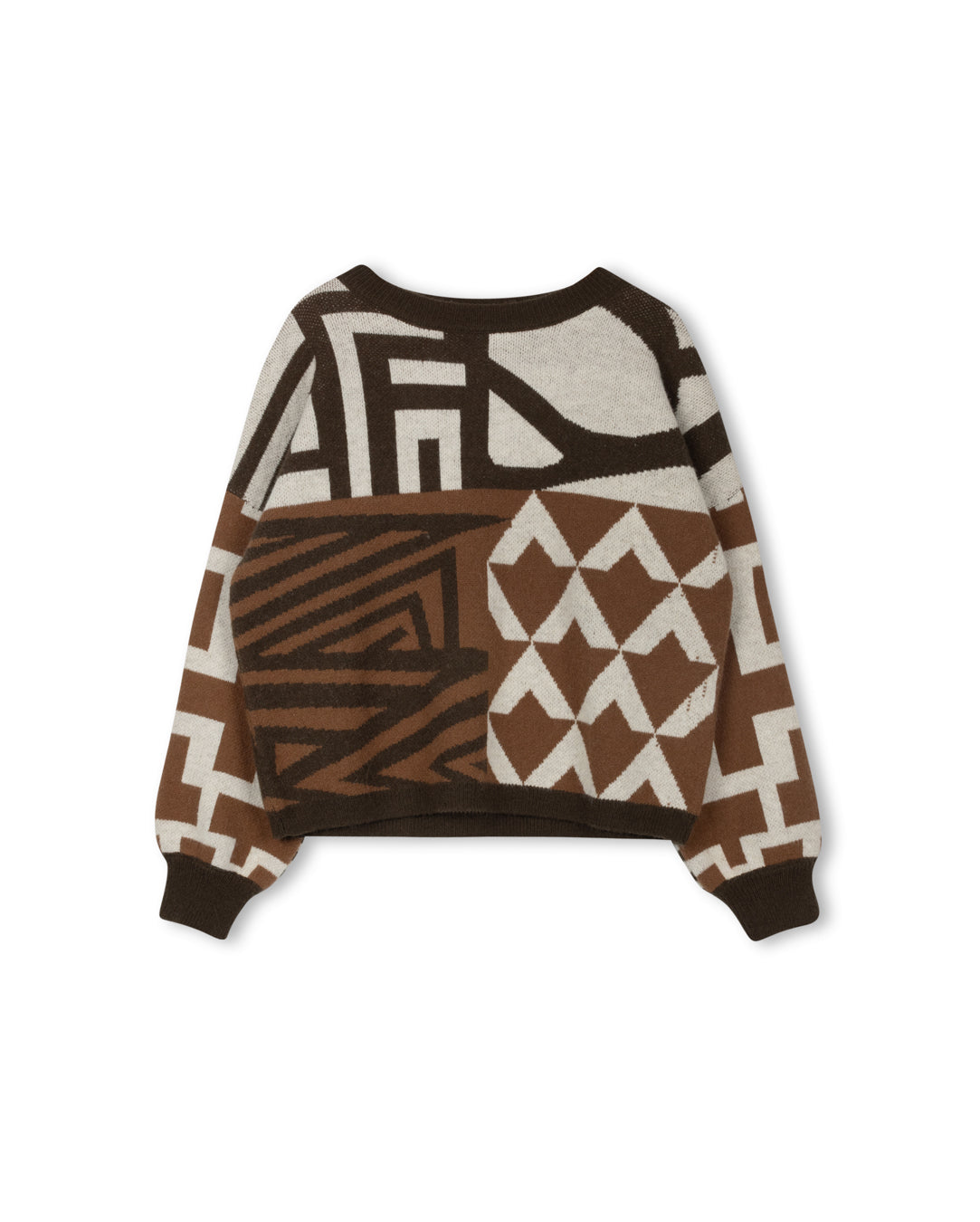 Knit Absrtact Top W-22899