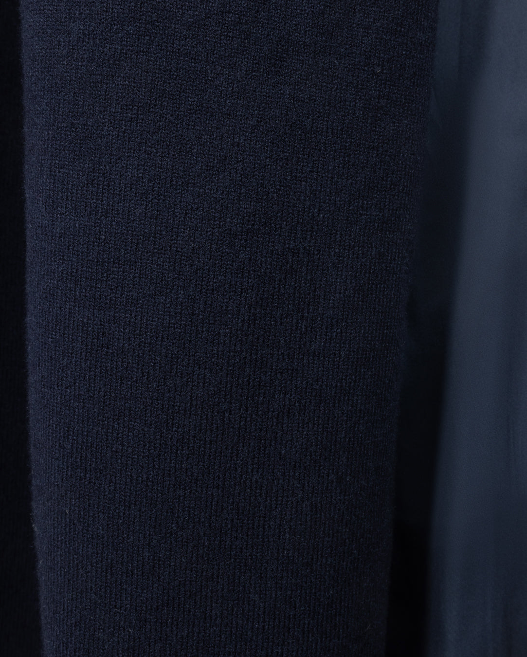 Knit And Silk Back Dress