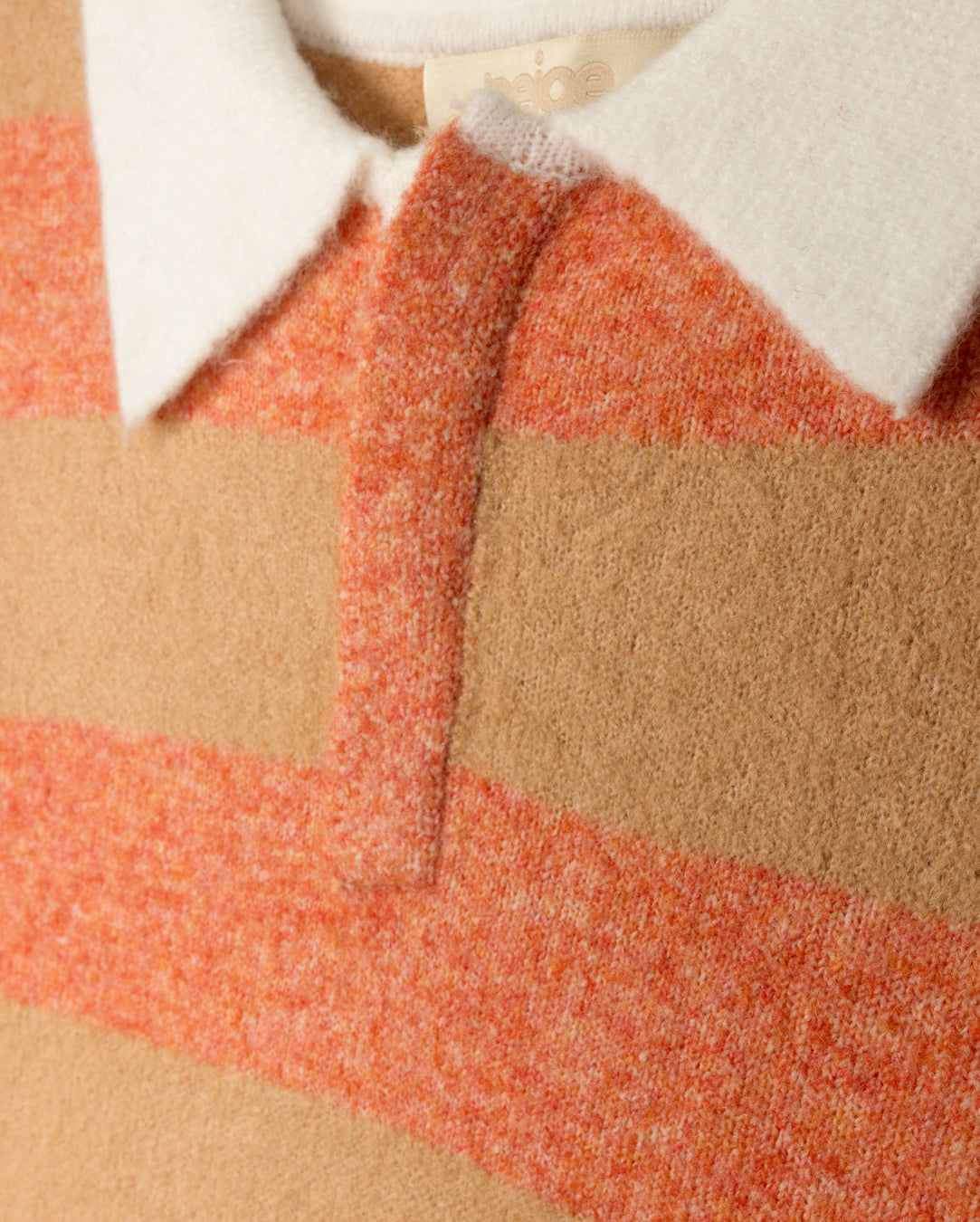 Knit Oversized Polo W-23124