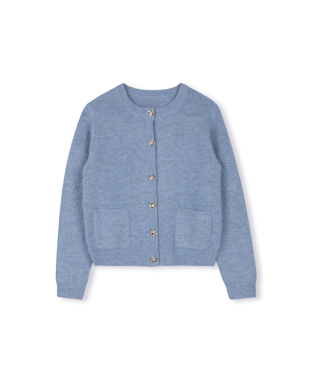 Crystal Button Cardigan