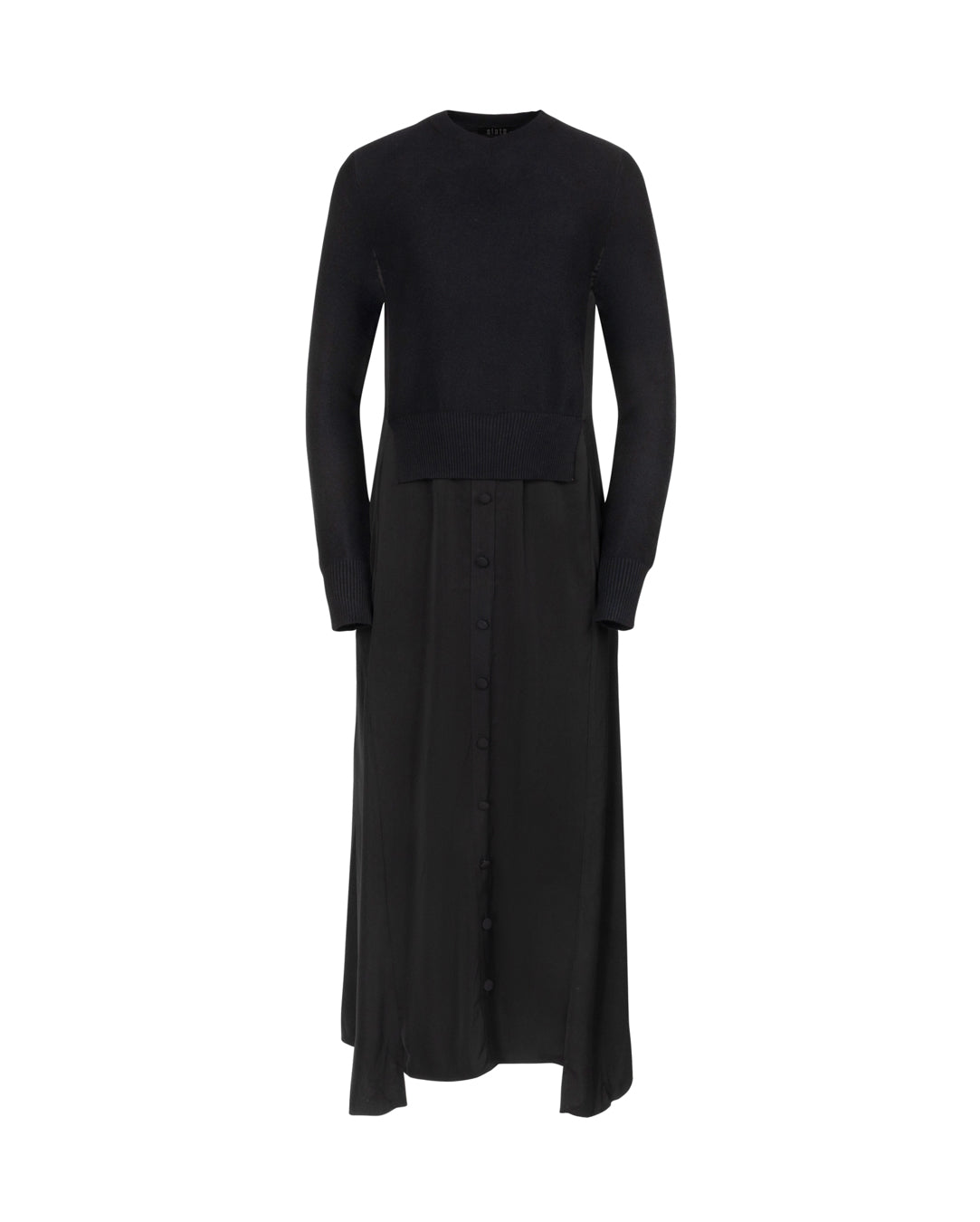 Knit and Fabric Dress