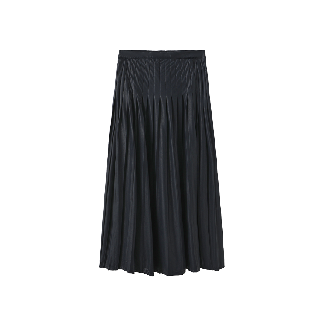 Arosa Thin Pleated Midi Skirt