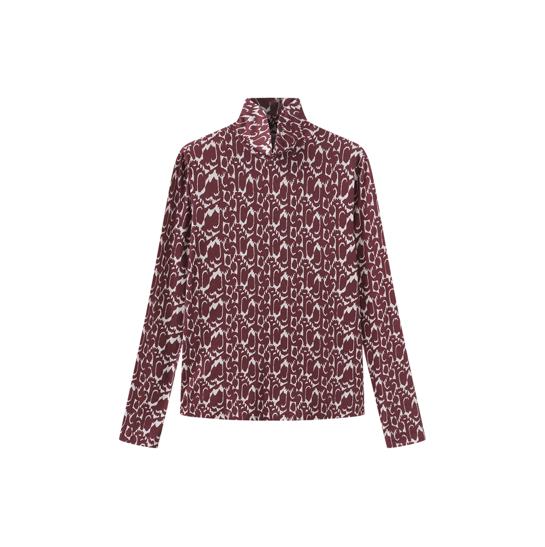 Modal Printed Turtleneck