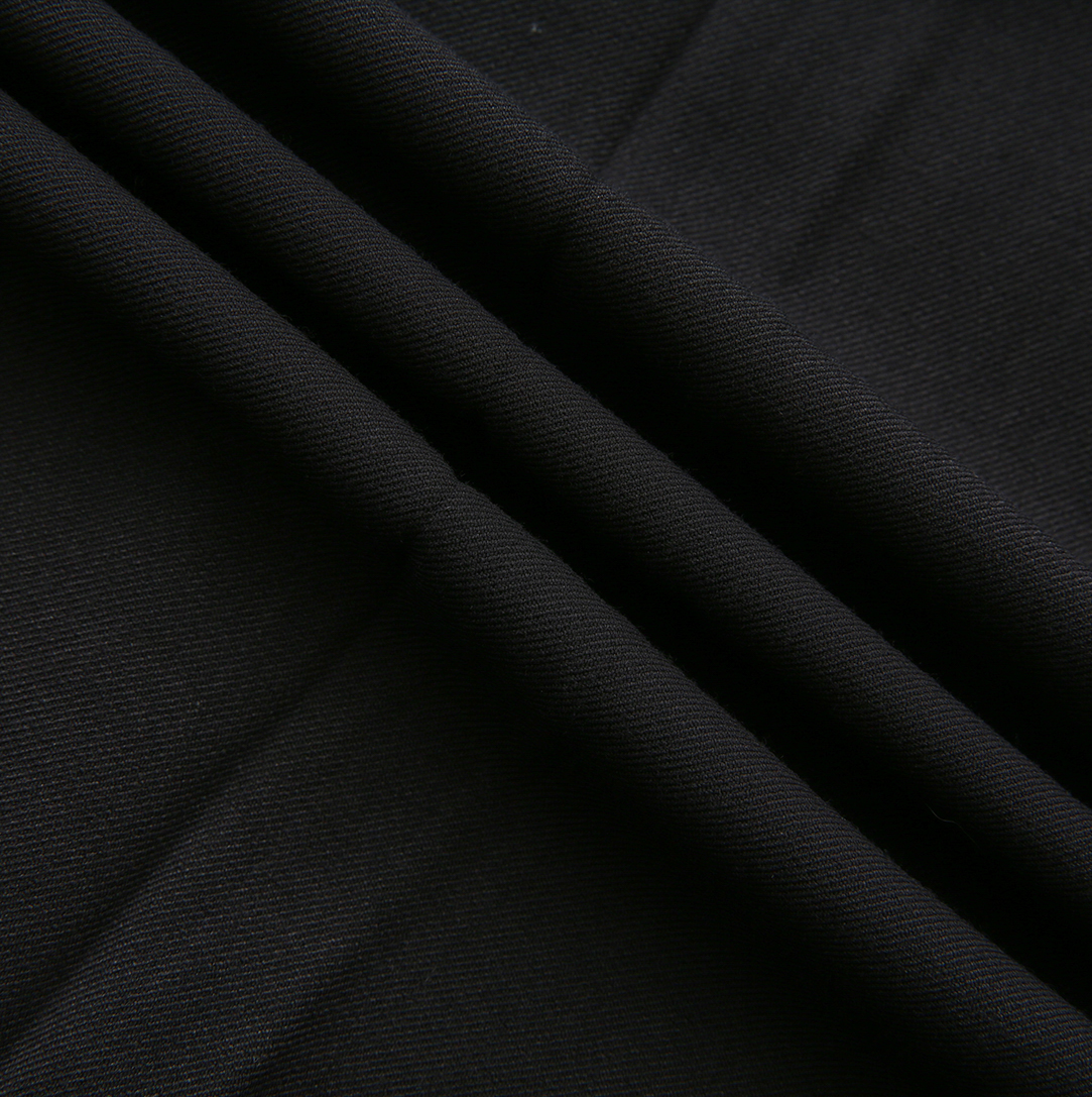 Wool Box Pleat Midi Skirt